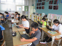 pict-５年総合稲刈り調べ (7)